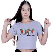 Blusinha Cropped Algodão Natal The Grinch