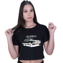 Blusinha Cropped Algodão Opala Muscle Car Opaleiros