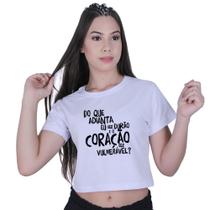 Blusinha Cropped Algodão Ser Durão Racionais Mcs Blusinha Cropped Algodão Ser Durão Racionais Mcs