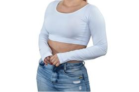 Blusinha Cropped Feminino Regatinha Blogueira Sem Bojo - Z44 Blusinha Cropped Feminino Regatinha Blogueira Sem Bojo - Z44