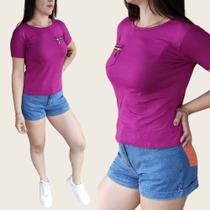 Blusinha Cropped Top Modinha Feminina Com Tecido Premium