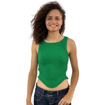 Blusinha Cropped Tricot Modal Blusa Basica Qualidade Premium