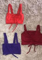 Blusinha curtinha colorida