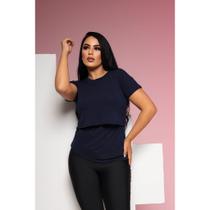 Blusinha de amamentação viscolycra manga curta