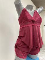 Blusinha e short de dormir cor MARÇAL sem bojo tamanho M, uso adulto