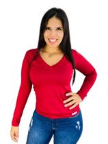 Blusinha Feminina Decote em V Santa Constancia 1318 - POLO WEAR WEST PLAZA Blusinha Feminina Decote em V Santa Constancia 1318 - POLO WEAR WEST PLAZA