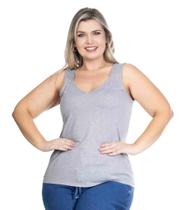 Blusinha Feminina Em Malha Plus Size Coloridas