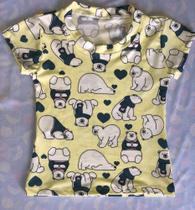 Blusinha feminina infantil amarela Blusinha feminina infantil amarela