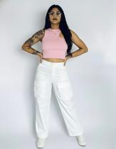 Blusinha Feminina Ribaninha Nadador Lia Modela o Corpo, Confortável e Estilosa Stella Modaire Blusinha Feminina Ribaninha Nadador Lia Modela o Corpo, Confortável e Estilosa Stella Modaire