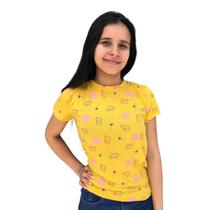 Blusinha Feminina T-shirt Fashion Blusinha Feminina T-shirt Fashion