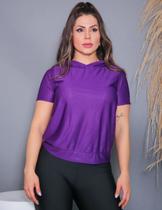 Blusinha Fitness Dry Fit Mescla com Capuz Moda Fitness