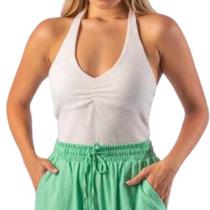 Blusinha Frente Única Riu Kiu Lais Branca 10335