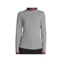Blusinha Hering Feminina Manga Longa 02Qy Cinza