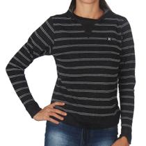 Blusinha Hurley Manga longa Stripes