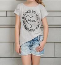 Blusinha Infantil em viscolycra Musica Nº 4 Ao 10 Linda Blusinha Infantil em viscolycra Musica Nº 4 Ao 10 Linda