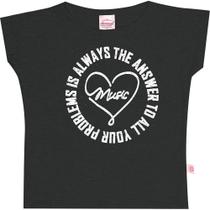 Blusinha Infantil em viscolycra Musica Nº 4 Ao 10 Linda Blusinha Infantil em viscolycra Musica Nº 4 Ao 10 Linda