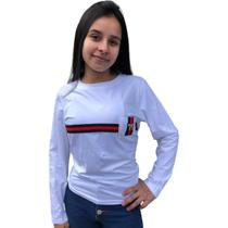 Blusinha manga longa feminina