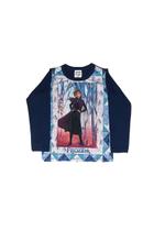 Blusinha Manga Longa Infantil Frozen