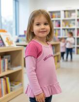 Blusinha manga longa Infantil Nº 2 Hello Kitty Blusinha manga longa Infantil Nº 2 Hello Kitty