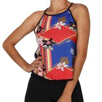 Blusinha Riu Kiu Halter Laço - Azul
