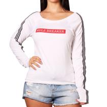 Blusinha Riu Kiu Manga Longa Raglan Rule Breaker