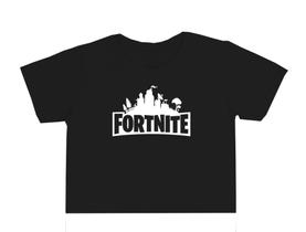 Blusinha t-shirt cropped Fortnite gamer envio em 24hrs