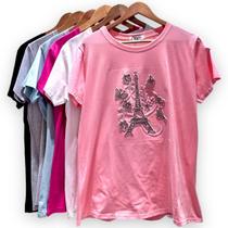 Blusinha T-shirt Feminina Camiseta Plus Size Manguinha Grand Blusinha T-shirt Feminina Camiseta Plus Size Manguinha Grand