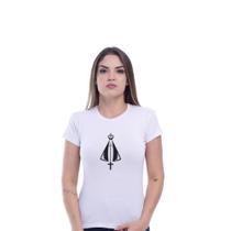 Blusinha T-shirt Gola Redonda Algodão feminina