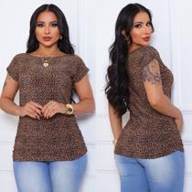 Blusinha Tampa Bumbum Feminina Dia a Dia Confortável Fitness Long Line