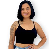 Blusinha Top Com Bojo De Alcinha Com Regulagem Academia