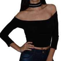 Blusinha Tricats Manga Longa - Preto Blusinha Tricats Manga Longa - Preto