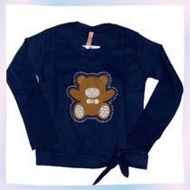 Blusinha Urso Manga Longa