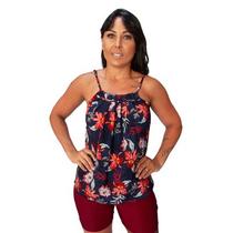 Blusinhas Feminina Estampada Regata Alcinha Viscose