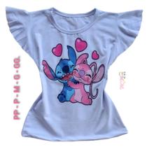 Blusinhas infantil para meninas do stitch. Blusinhas infantil para meninas do stitch.