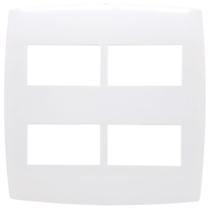 Blux Home Placa 4X4 Com 4 Módulos Horizontais Blux Home Placa 4X4 Com 4 Módulos Horizontais