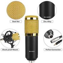 BM800 Condensador Microfone Bundle - Preto