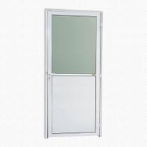 Bmk porta 1/2 lambril 1/2 vidrao mini boreal esquerda branco - linha super-25 - 210x90 (92290)