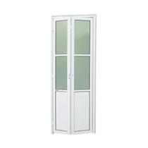 Bmk porta camarão 1/2 lambril 1/2 vidrao mini boreal direita branco - linha 25 - 210x60 (92160c)