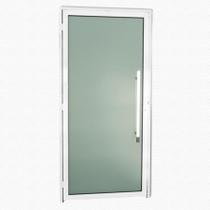Bmk porta murano com puxador de alumínio direita branco - super-25 - 210x90 (96190)