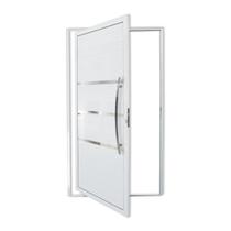 Bmk porta pivotante lambril evolution com puxador direita branco - super-25 - 210x100 (171100)