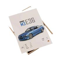 BMW M3 E30 E36 E46 E92 G80 F80 Pôsteres Para Entusiastas De Carros Download Digital Impressões De