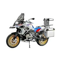 BMW R1250GS Liga Diecast Modelo Motocicleta Escala 1:9 Iluminação off Road Toy Para Crianças