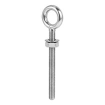 Bn1531 - parafuso com olhal fixo m6 em aco inoxidavel aisi 316 ø 1/4 pol (6 mm) x 54 mm