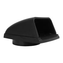 Bn1557 - capa de ventilacao chamine termoplastico preto conexao ø 3,34 pol (85 mm) 77 mm x 111 mm x 145 mm