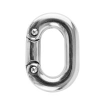 Bn1820 - elo conector de corrente norma din 766 em aco inoxidavel aisi 316 espessura 10 mm