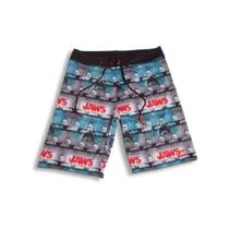 Boardshort Masculino Sublimado Collab Jaws Preta 9732A - HD Boardshort Masculino Sublimado Collab Jaws Preta 9732A - HD