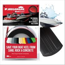 Boat Keel Guard MEGAWARE KEELGUARD, fabricado nos EUA, com 5 polegadas de largura, preto Boat Keel Guard MEGAWARE KEELGUARD, fabricado nos EUA, com 5 polegadas de largura, preto