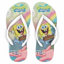 Bob Esponja e Patrick Estrela Chinelo Bobi Bobe Boby Esponja. Presente desenho Adulto e Infantil menina menino