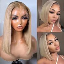 Bob Wig Munx 13x6 Lace Front Cabelo humano 180% Densidade 30cm