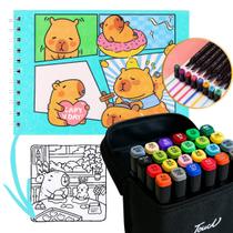 Bobbie Goods Capivara Verde + 24 Canetinhas Touch 4GSHOP Bobbie Goods Capivara Verde + 24 Canetinhas Touch 4GSHOP